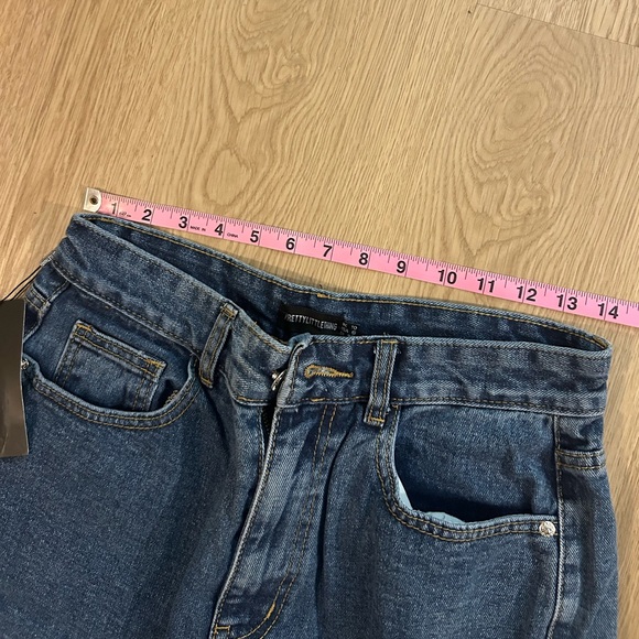 Pretty little thing Mid rise light wash baggy boyfriend jeans - Picture 4 of 8